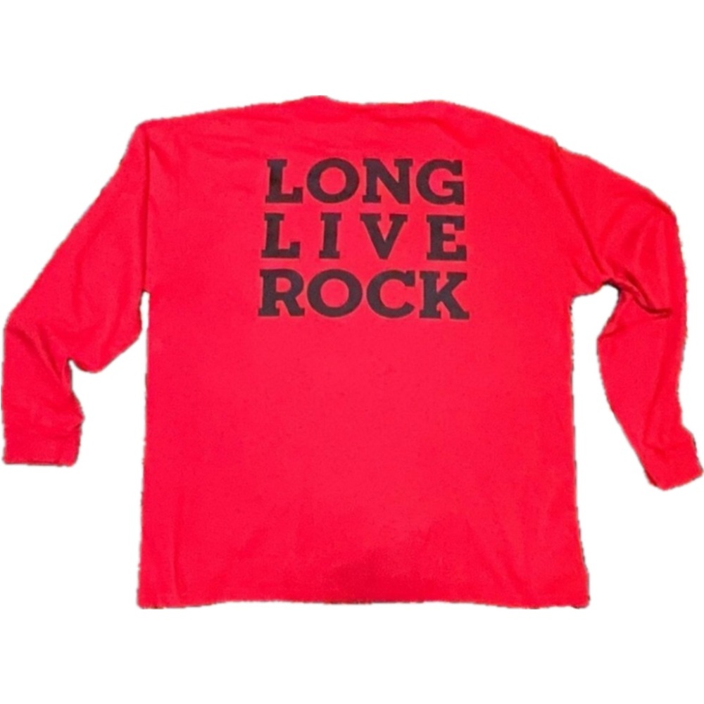 Rock & Roll Hall Of Fame Red “Long Live Rock” men’s Small
